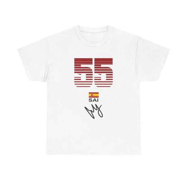 Sainz - F1 T-Shirt White Front
