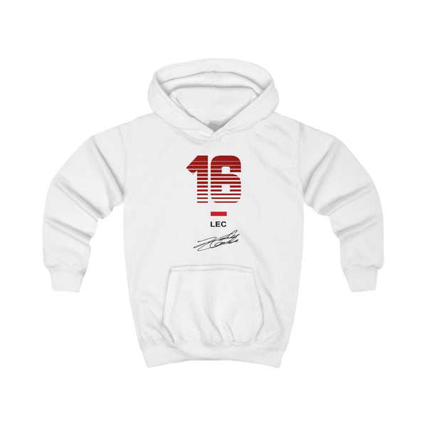 Leclerc - F1 Kids Hoodie White Front