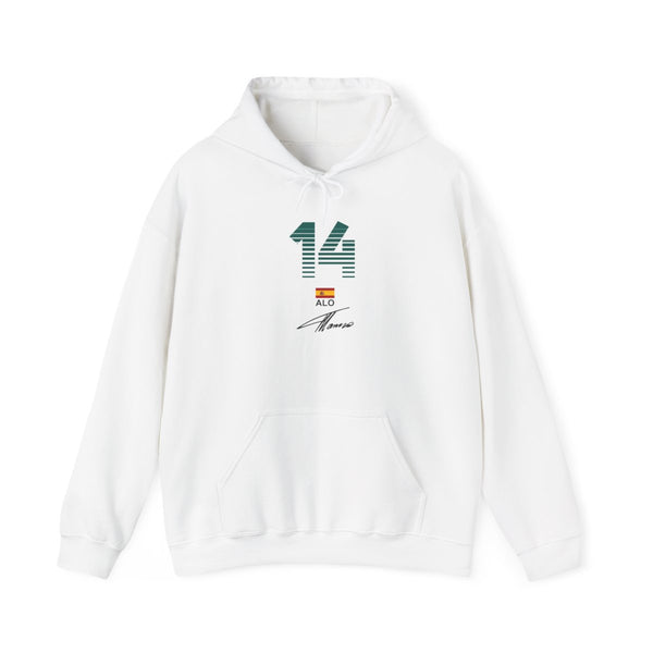 Alonso - F1 Hoodie White Front
