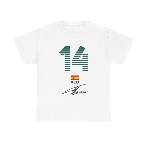 Alonso - F1 T-Shirt White Front
