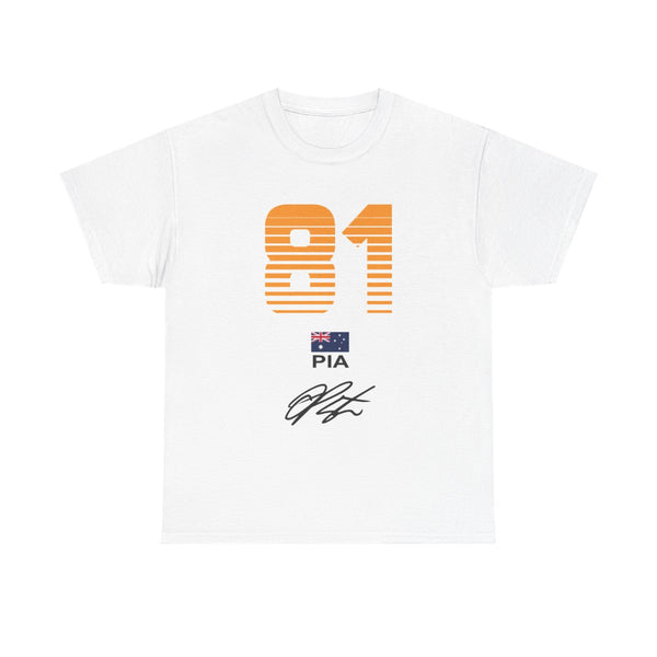 Piastri - F1 T-Shirt White Front