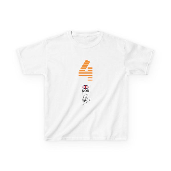 Norris - F1 Kids T-Shirt White Front