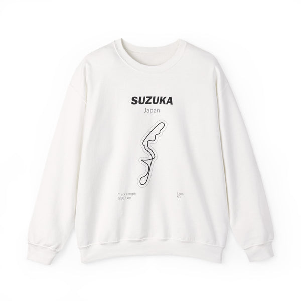 Suzuka Circuit Sweatshirt White Front
