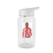 Hamilton In Red Clear Water Bottle 2