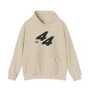 Dark Red Retro 44  Hoodie 5