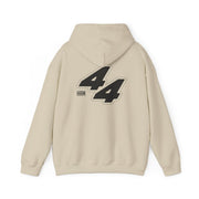 Dark Red Retro 44  Hoodie 6