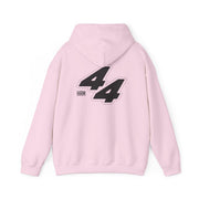 Dark Red Retro 44  Hoodie 8