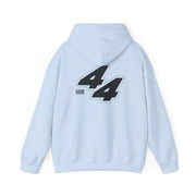 Dark Red Retro 44  Hoodie 10