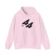 Dark Red Retro 44  Hoodie 7