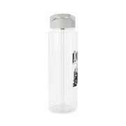 Lando Black And Green  Clear Water Bottle 8