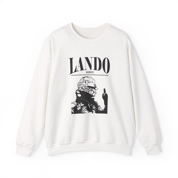 Lando Black And Green  Sweatshirt White Front
