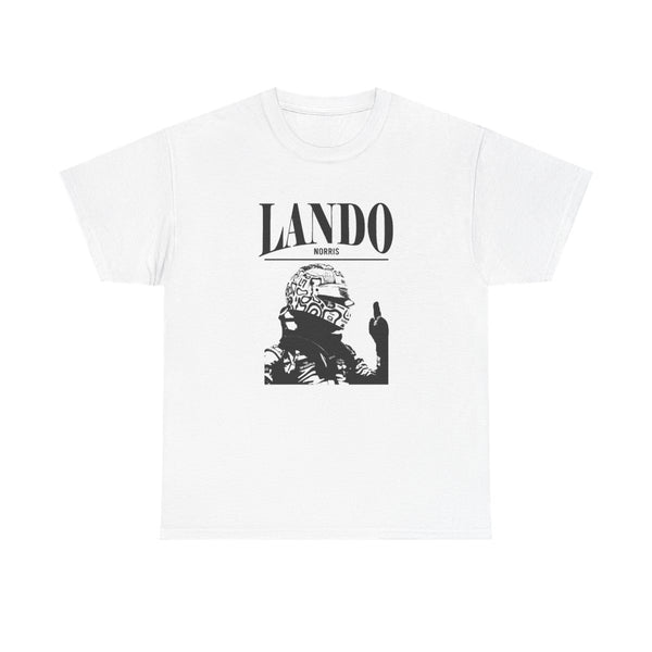 Lando Black And Green  T-Shirt White Front