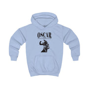 Oscar Orange And Black Kids Hoodie 5