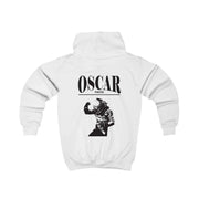 Oscar Orange And Black Kids Hoodie 2