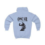 Oscar Orange And Black Kids Hoodie 6