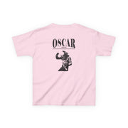 Oscar Orange And Black Kids T-Shirt 8