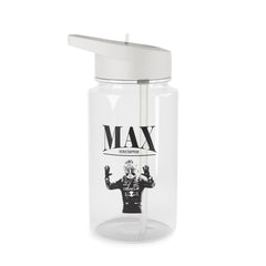 Max Blue And Red Clear Water Bottle