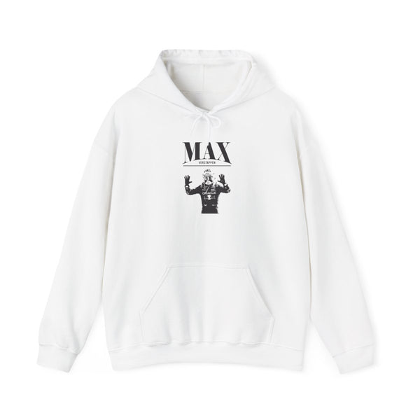 Max Blue And Red Hoodie White Front