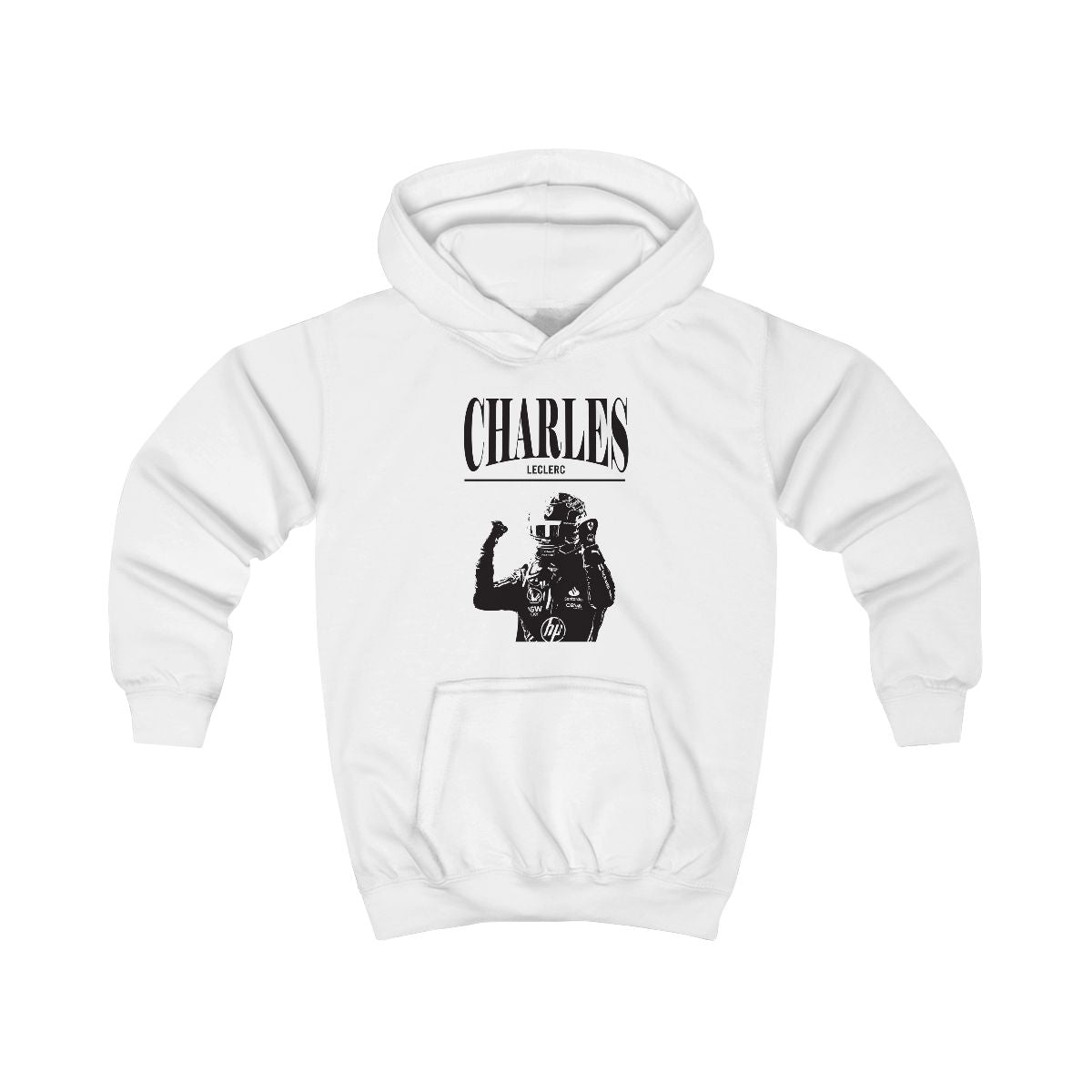 Charles Red And Gold Kids Hoodie