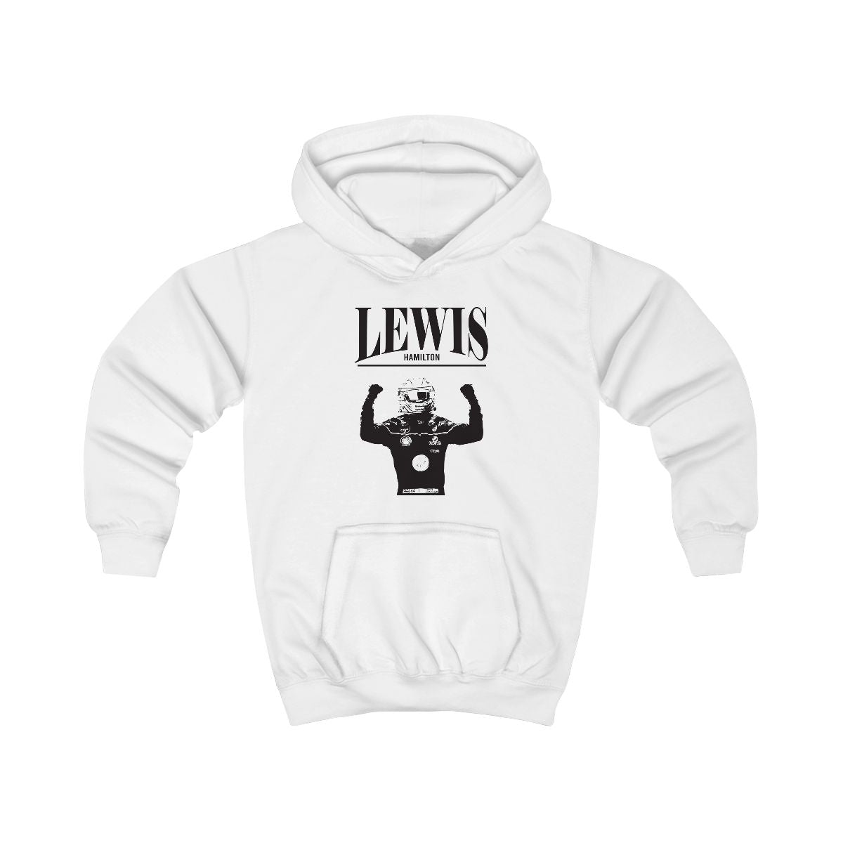Lewis Red And Gold Kids Hoodie