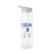 Carlos White And Blue Clear Water Bottle 6