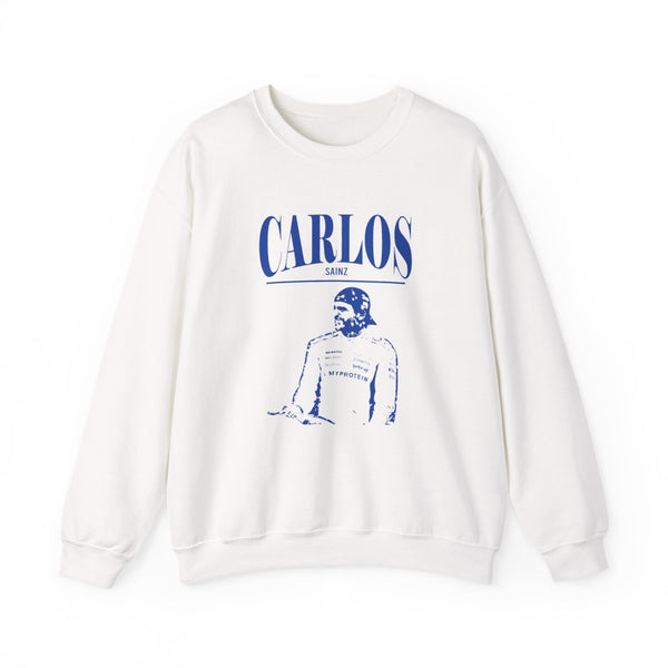 Carlos White And Blue Sweatshirt White Front