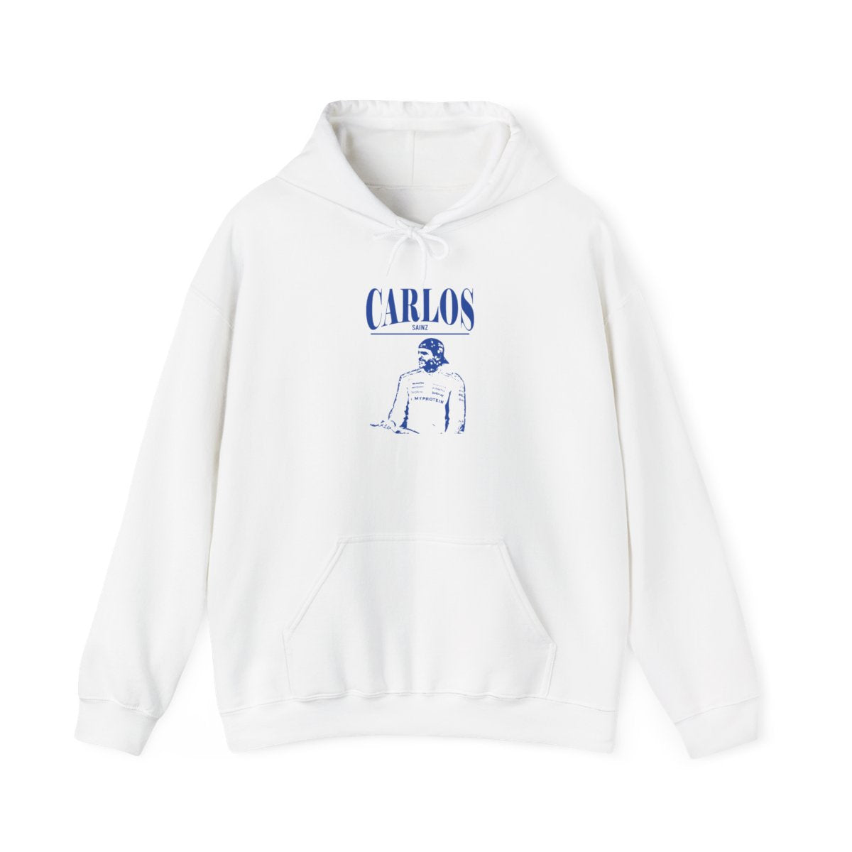 Carlos White And Blue Hoodie