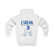 Carlos White And Blue Kids Hoodie 2