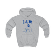 Carlos White And Blue Kids Hoodie 3