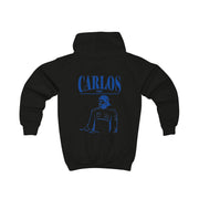 Carlos White And Blue Kids Hoodie 6