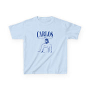 Carlos White And Blue Kids T-Shirt 7
