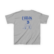 Carlos White And Blue Kids T-Shirt 4