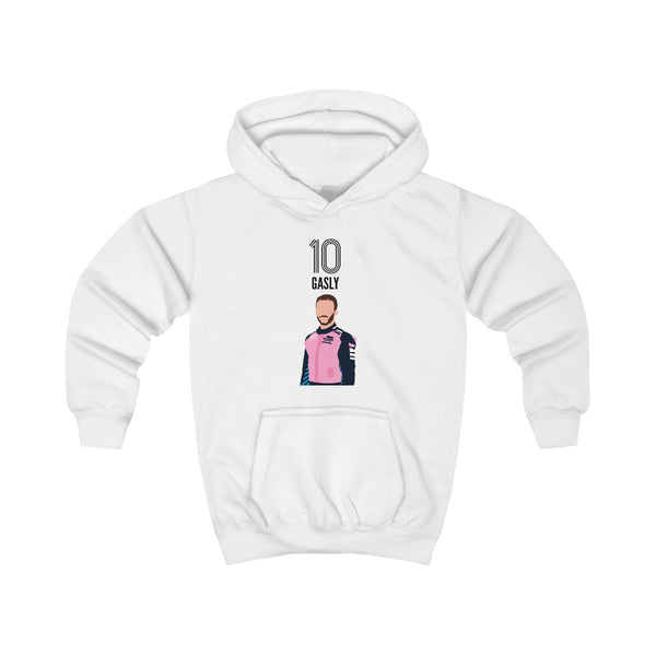 Gasly 2026 Kids Hoodie White Front