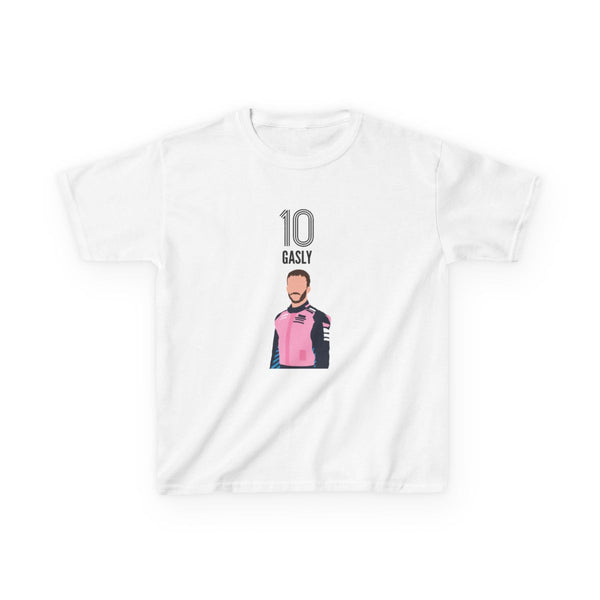 Gasly 2026 Kids T-Shirt White Front