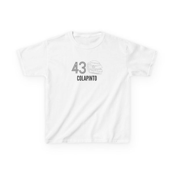 Colapinto Helmet 2026 Kids T-Shirt White Front