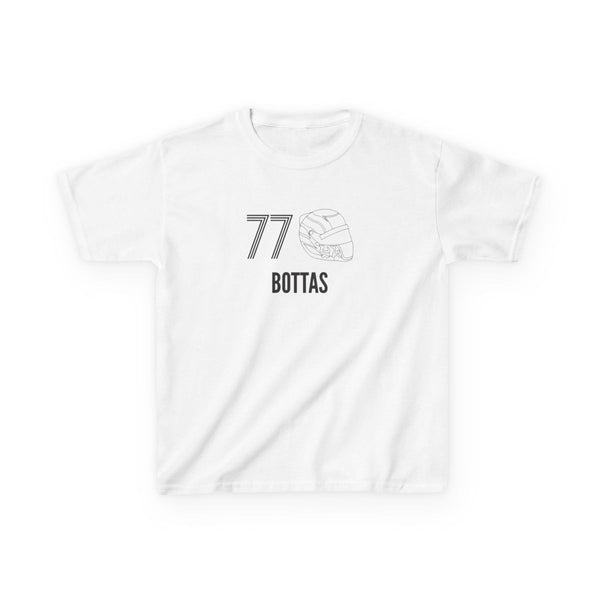 Bottas Helmet 2026 Kids T-Shirt White Front