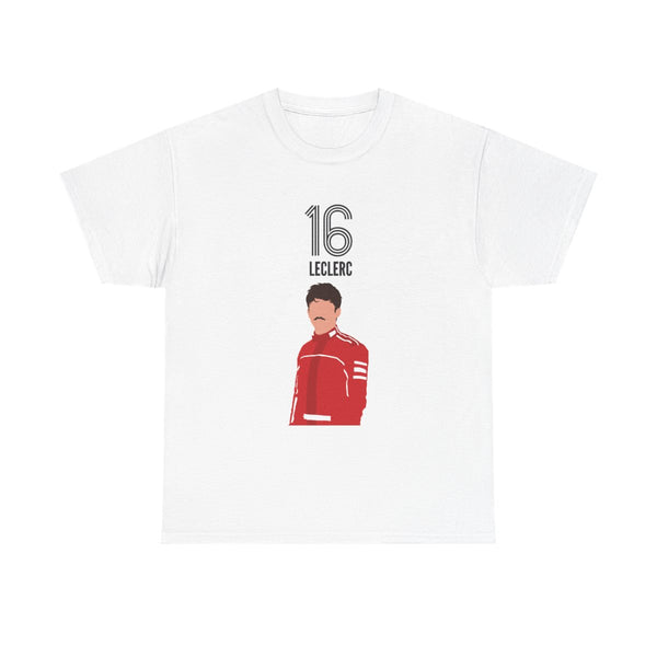 Leclerc 2026  T-Shirt White Front