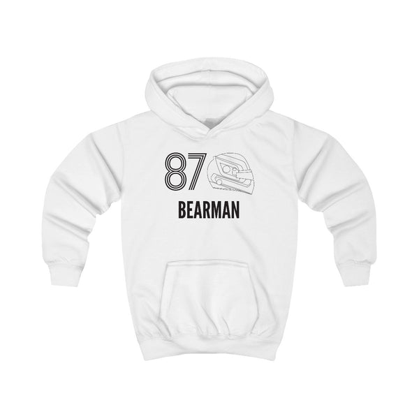 Bearman Helmet 2026  Kids Hoodie White Front