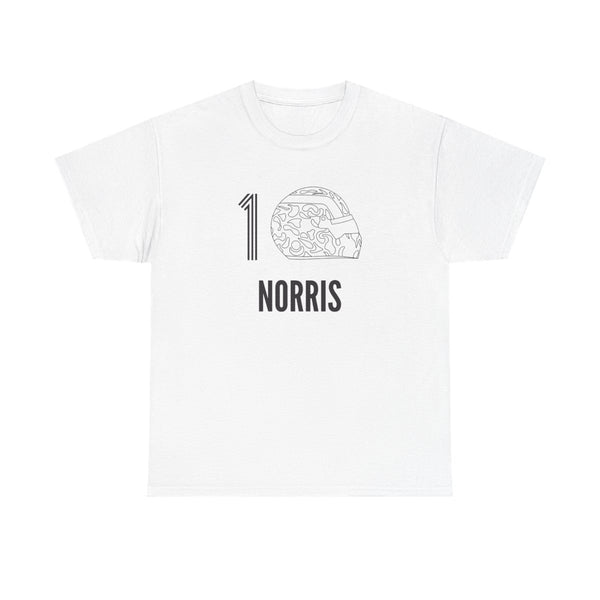 Norris Helmet 2026 T-Shirt White Front