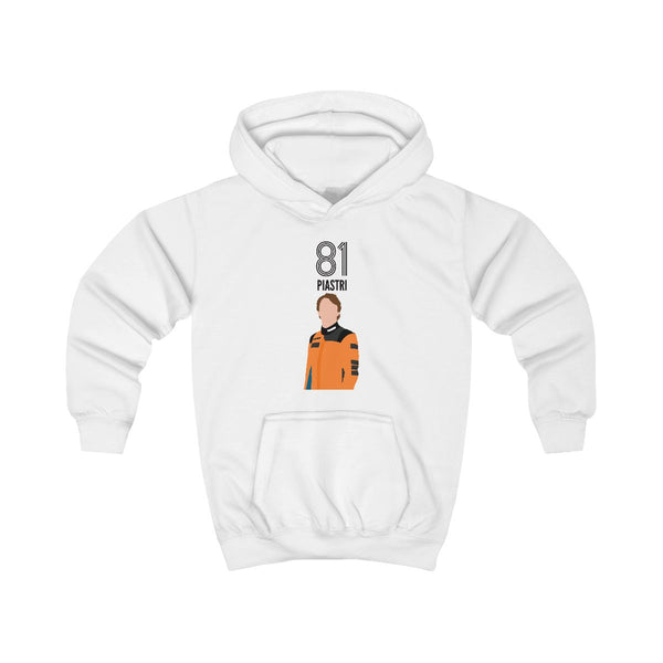 Piastri 2026 Kids Hoodie White Front