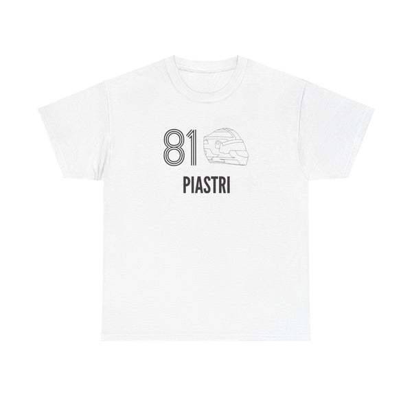 Piastri Helmet 2026 T-Shirt White Front