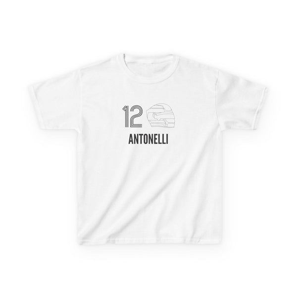 Antonelli Helmet 2026 Kids T-Shirt White Front