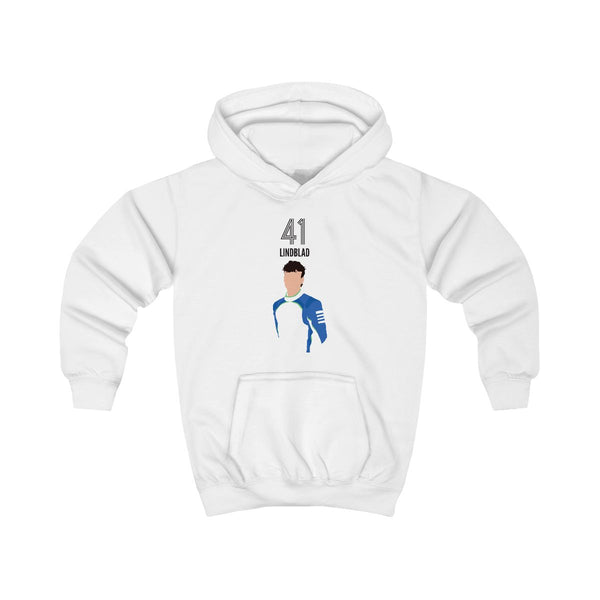 Lindblad 2026 Kids Hoodie White Front