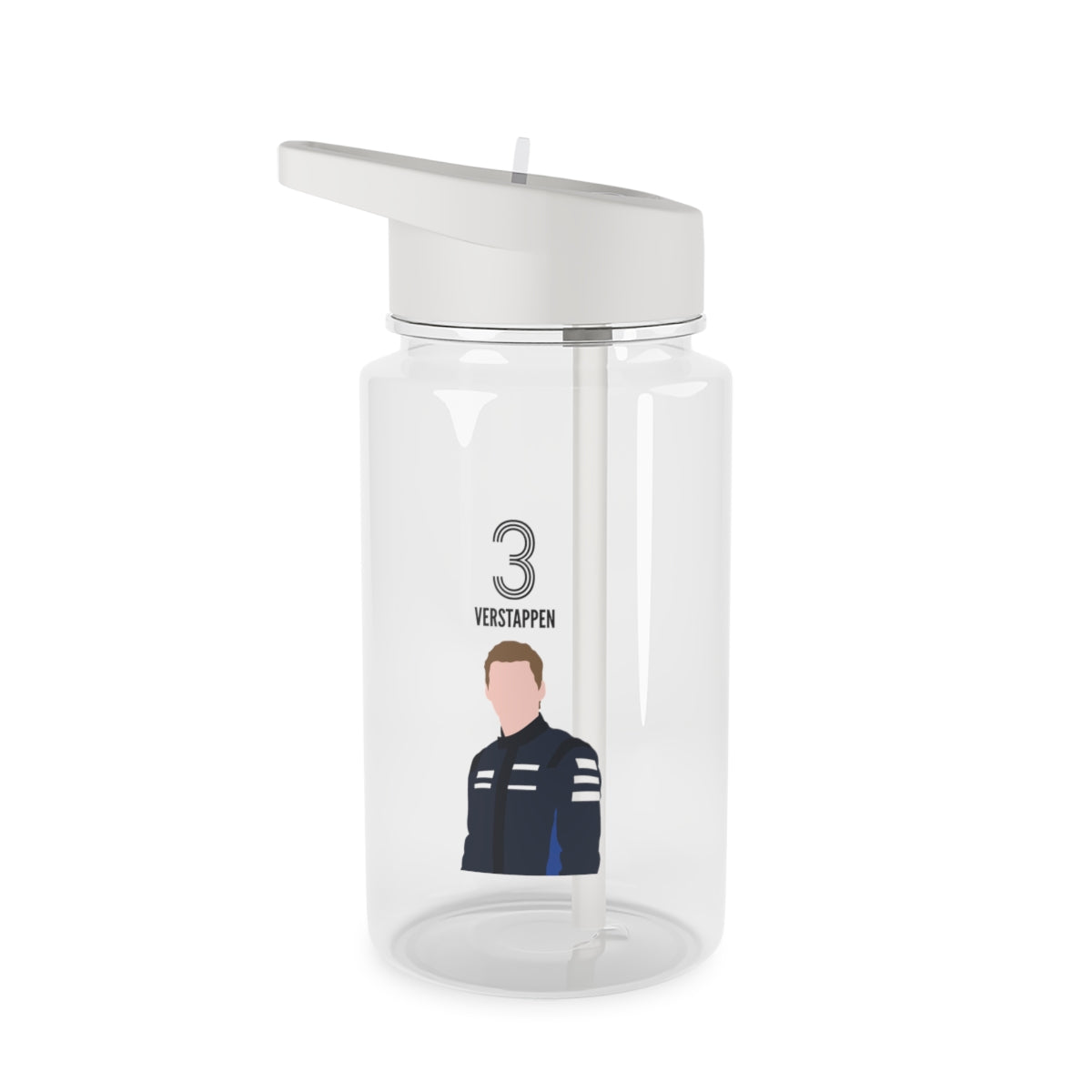 Verstappen 2026 Clear Water Bottle