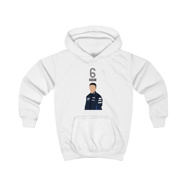 Hadjar 2026 Kids Hoodie White Front