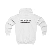 Don't Push Me Mate Kids Hoodie 2