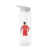 Ronaldo - Football Clear Water Bottle 6