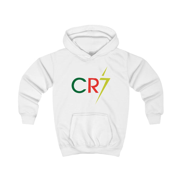 CR7 - Football Kids Hoodie White Front