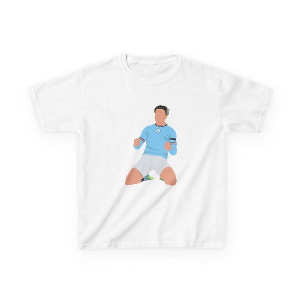 Grealish - Football Kids T-Shirt White Front