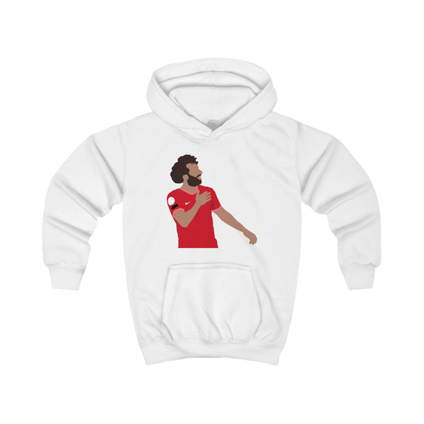 Salah - Football Kids Hoodie White Front